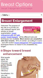 Mobile Screenshot of breastoptions.com