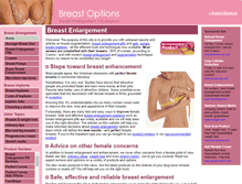 Tablet Screenshot of breastoptions.com